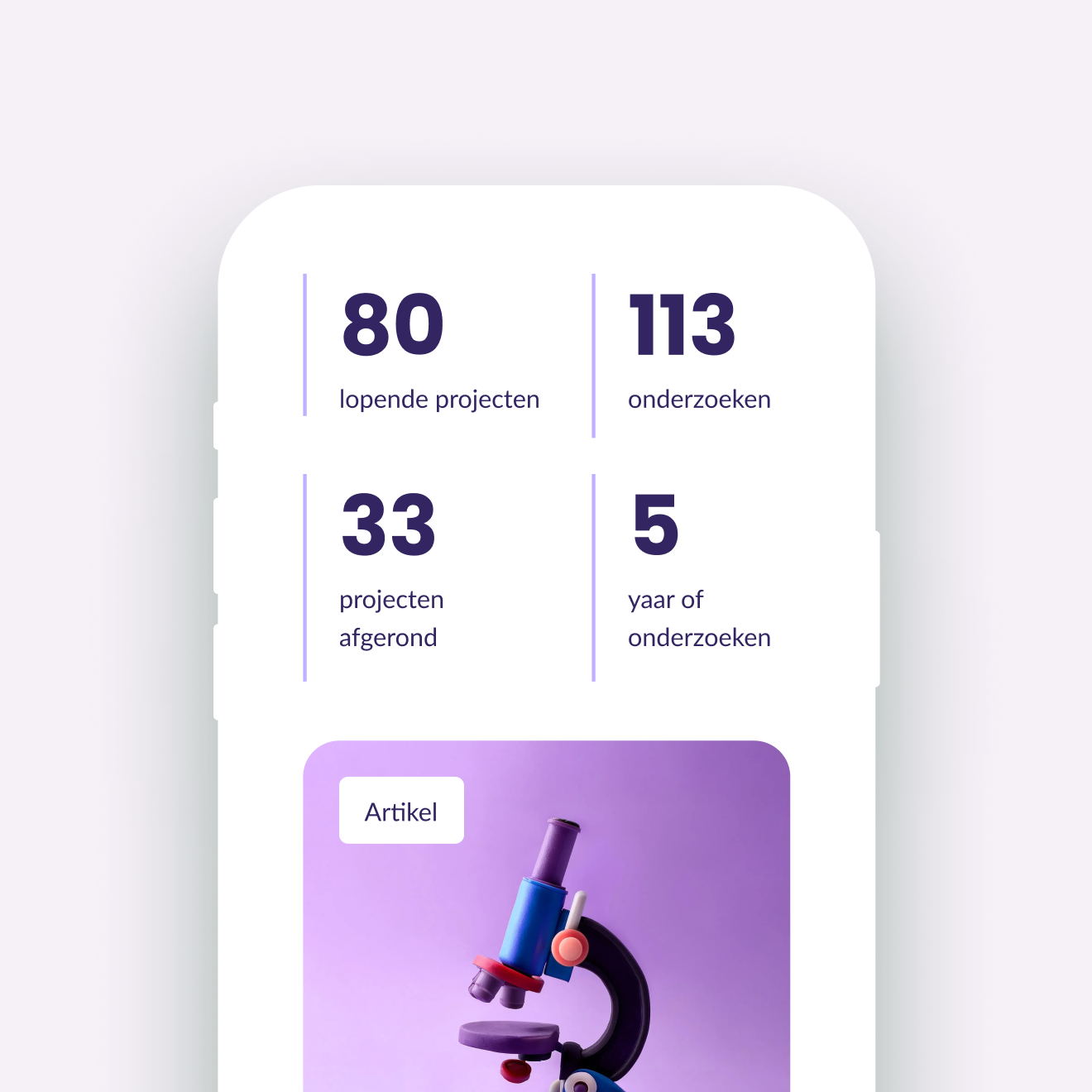 MDL Fonds website stats on mobile
