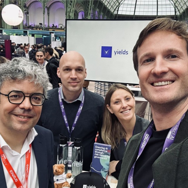 The Yields and DPDK team at an event